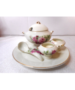 6pc Miniature Soup Tureen Formalities By Baum Brothers Victorian Rose Co... - £18.16 GBP