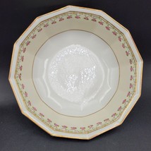 Vintage B&amp;H Limoges France Pink &amp; Green Floral Rose Gold Trim Serving Bo... - £19.54 GBP