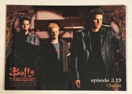 Buffy The Vampire Slayer Trading Card #48 Seth Green David Boreanaz - £1.55 GBP
