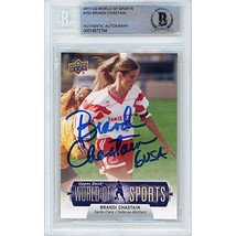 Brandi Chastain Signed Team USA 2011 Upper Deck USWNT Beckett BGS On-Car... - £79.13 GBP