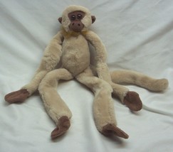 Vintage 1992 K&amp;M International Tan Long Legged Monkey 16&quot; Plush Stuffed Animal - £16.07 GBP