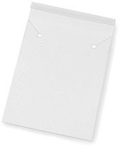 Jewelry Cards 3.13 X 2.06 Inches White PVC - $27.79