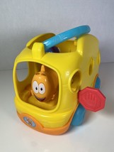 Bubble Guppies Swim-sational School Bus Portable Vehicle Mr Grouper Gil Figures - £14.70 GBP