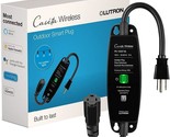 Weatherproof Lutron Caséta Outdoor Smart Plug On/Off Switch |, Bl | Black - $103.94