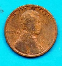 1915  Lincoln Wheat Penny- Circulated Severe Wear to date - $2.15