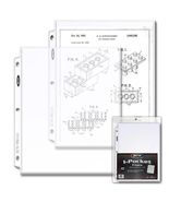 3 packs of 20 (60) BCW 8 ⅝&quot; x 11 ⅛&quot; Document 1-Pocket Top Loading Pro Bi... - $691.04 MXN