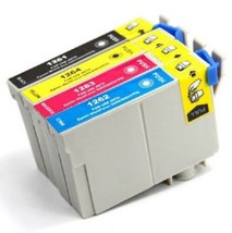 Compatible with Epson T126 (BK-C-M-Y) - PREMIUM ink Compatible Combo Pack Ink Ca - $18.50