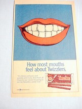 1986 Twizzlers Color Ad How Most Moths Feel About Twizzlers - $7.99