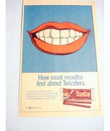 1986 Twizzlers Color Ad How Most Moths Feel About Twizzlers - £6.40 GBP