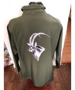 Hombre XXL Cremallera Front Oliva Chaqueta Con Gazelle Polar Interior Bo... - $12.42 CAD