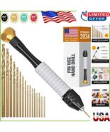 Lightweight &amp; Durable Pin Vise Drill with Precision Bits for Jewelry and... - $420.73 MXN