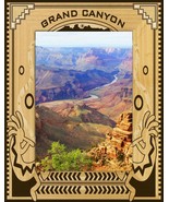 Grand Canyon Laser Engraved Wood Picture Frame Portrait (8 x 10) - $52.99