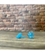 Monster High Art Class Abbey Replacement Blue Skull Earrings Only Bominable - £10.16 GBP