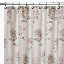 CROSCILL Flower Blossom Hydrangea Blooms Floral Shower Curtain - £48.75 GBP