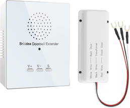 Doorbell Extender, Briidea Doorbell Extender for Wired Doorbell, Convert... - £38.50 GBP