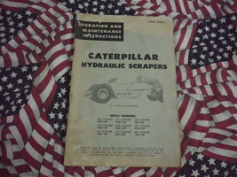 Caterpillar Hydraulic Scraper Operation Manual - $7.70