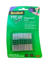 Scotch Pop-Up Tape Dispenser Refills 225 Total Strips NEW - £22.78 GBP