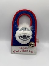 Rudolph Abominable Snowman Door Knob Decoration With Bell Christmas - £11.60 GBP