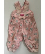 Vintage OshKosh B’gosh Baby Girl Bunny Easter Vestbak Overalls Outfit Si... - $203.75 CAD