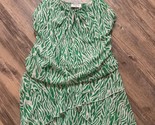 Diane Von Furstenberg Strappy Mesh Sea Twig Green Mini Sundress Size XL - $28.91