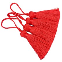 20Pcs 4.3 Inch Handmade Silky Floss Mini Tiny Craft Tassels With 2-Inch ... - $19.99