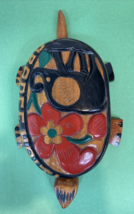 Wooden Turtle Trinket Box Hand Carved w/Lid Vintage - $18.70