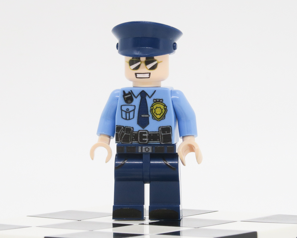 Custom minifigure Policeman City corp Block building brick toys M8040_01 - $2.95