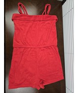 Vintage Terry Cloth Romper Jumper Swim Cover Up By At Home Wear - $34.69 CAD