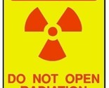 Caution Radiation Area Sticker Safety Decal Sign D252 - £1.55 GBP+