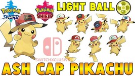 ✨Pokémon Sword Shield Scarlet Violet 8X Ash Cap Pikachu ✨ Pikachu in Cap ✅ - £4.63 GBP+
