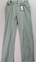 Vinyard Vines On The Go Pants Youth Size 12 Green Cotton Adjustable Waist Pocket - £21.30 GBP