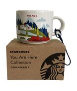 Starbucks France You Are Here Ornament YAH 2 oz Demi Espresso Mini New - $37.05