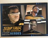 Star Trek The Next Generation Heroes Trading Card #5 Levar Burton Geordie - $1.97