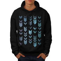 Arrow Cool Design Fashion Sweatshirt Hoody Shape Art Men Hoodie - £16.58 GBP