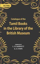 A Catalogue Of The Tamil Books In The Library Of The British Museum Vol. 1st - £41.50 GBP