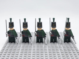 British 95th Rifles Officers The 95th Regiment Napoleonic Wars 5pcs Minifigures - £11.44 GBP