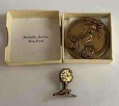 1970 South Carolina Tricentennial Bronze Medallion, Medallic Art Co. NY.... - £58.04 GBP