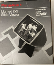 Viewmaster Pana-Vue 1 Lighted 2x2 Slide Viewer W/Box No Power Supply - £7.77 GBP
