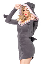 Leg Avenue Women&#39;S Cozy Shark Costume, Grey, X-Large - £74.51 GBP
