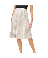 Adrianna Papell Womens 16 Gold Shimmer Pleated A Line Skirt NWT CZ85 - $87.38 CAD