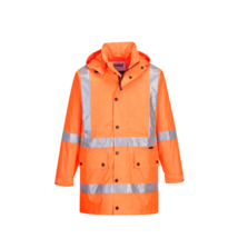 Portwest Max Rain Jacket with Cross Back Tape Reflective Work Safety MX306 - $89.95