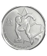 2009 Canadian 25-Cent Vancouver 2010 Olympics: Speed Skating Quarter Coin UNC - $1.44