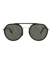 Aviator-Frame Metal Sunglasses - $202.35