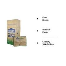 (25) Heavy Duty Paper Lawn and Leaf Bags 30 gallon - £28.71 GBP