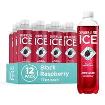 Sparkling Ice, Black Raspberry Sparkling Water, Zero Sugar Flavored Wate... - $9.99