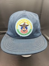 Vintage Columbus Ohio Eagle Santa Maria Ship Snapback Hat 1990s christop... - $20.32