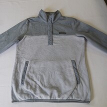 Columbia XL0359 Women's M Gray Benton Springs 1/2 Snap Fleece Pocket Sweatshirt image 14