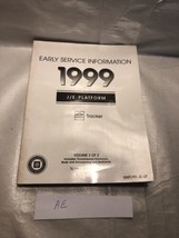 1999 CHEVROLET TRACKER J/E PLATFORM ORIGINAL VOL #2 of 2 EARLY SERVICE M... - $9.90