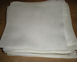 Men's Handkerchief Plain White 16 inch square one - $3.00