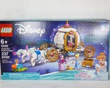 New! LEGO Disney Cinderella’s Royal Carriage Princess Playset 43192 - £49.42 GBP